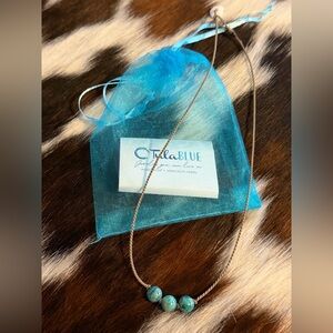 Authentic Tula blue stone Necklace